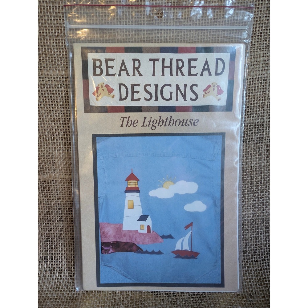 Bear Thread Designs The Lighthouse 153 Fusible Applique Pattern Dianna Akers